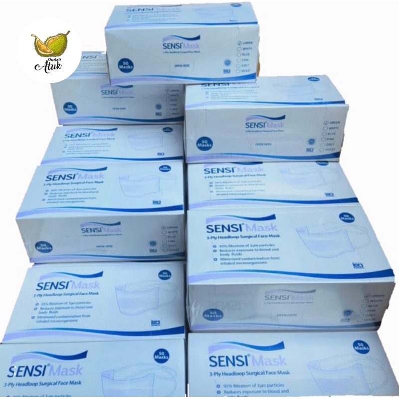 MASKER SENSI HEADLOOP | masker medis