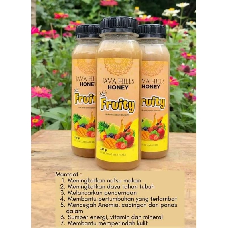 

MADU FRUITY || JAVAHILLS HONEY || PREMIUM RAW HONEY