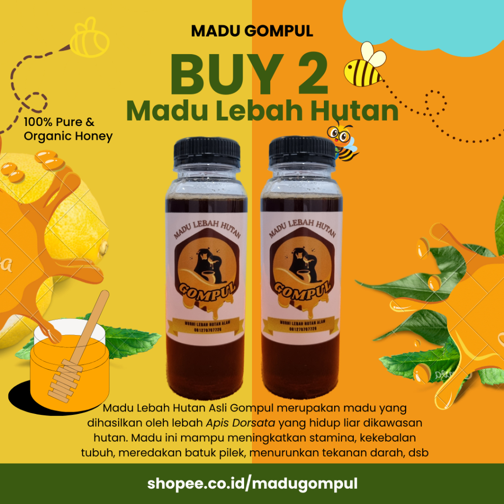 

Madu Lebah Hutan APIS DORSATA 250 ML