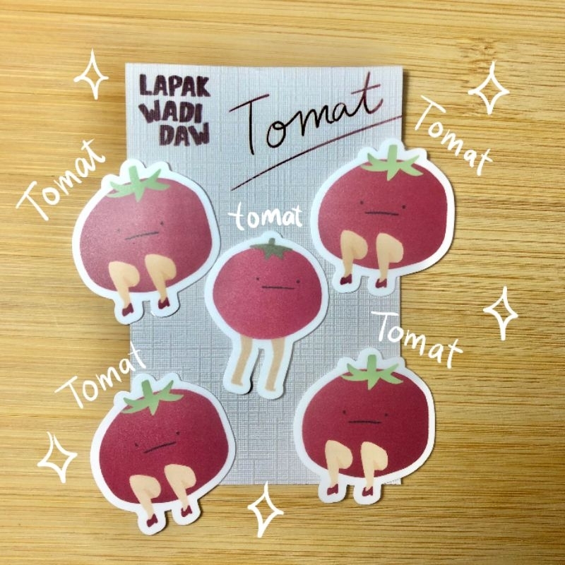 

Sticker Vinyl Lapak Wadidaw - Tomat Tomato
