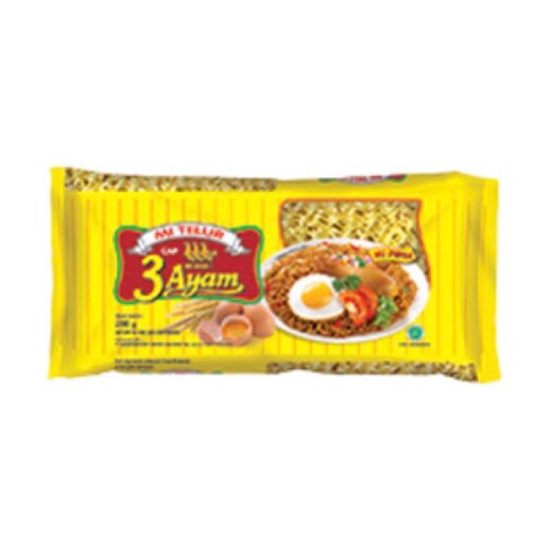 

3AYAM MIE TELOR HEMAT 200g x 3PCS