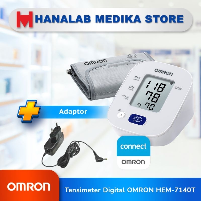 Paket Tensi Omron Hem 8712 + Adaptor Omron / HEM-7140T1 + Adaptor Omron
