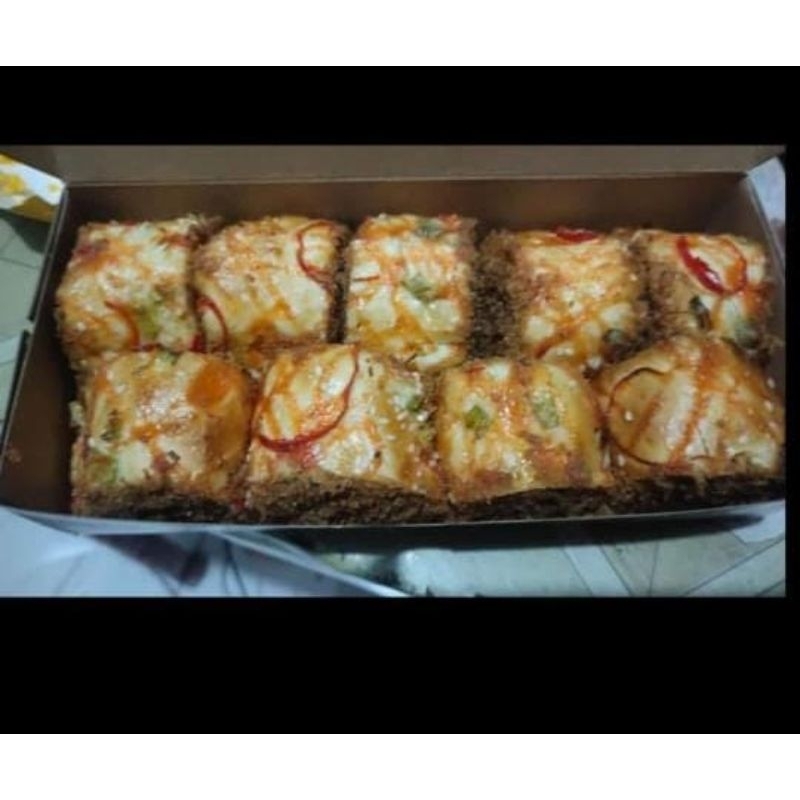 

Roti Gulung Abon / Roti Roll Abon isi 10