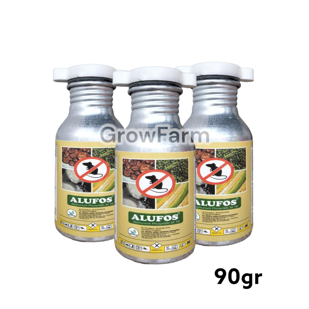 OBAT TIKUS ALUFOS 56 TB isi 90gr Rodentisida Alumunium Phosphide Tablet Pembasmi Tikus Kutu Hama Ber