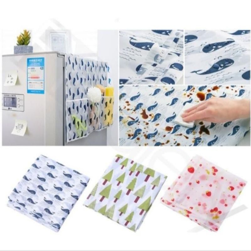 COVER KULKAS / ALAS ATAS KULKAS / WATERPROOF