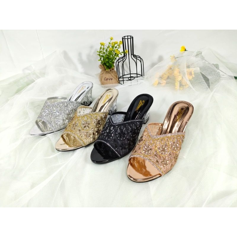 SANDAL PESTA WEDDING HEELS 5CM SERIES CLARA