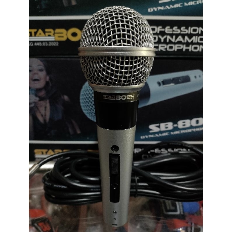 STARBOSH SB80 MIC VOKAL MICROPHONE VOKAL BMA SR80