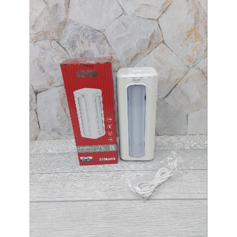 Lampu Emergency Cas 4 Tube Light Cahaya Putih Aoki AK 7869 ORIGINAL