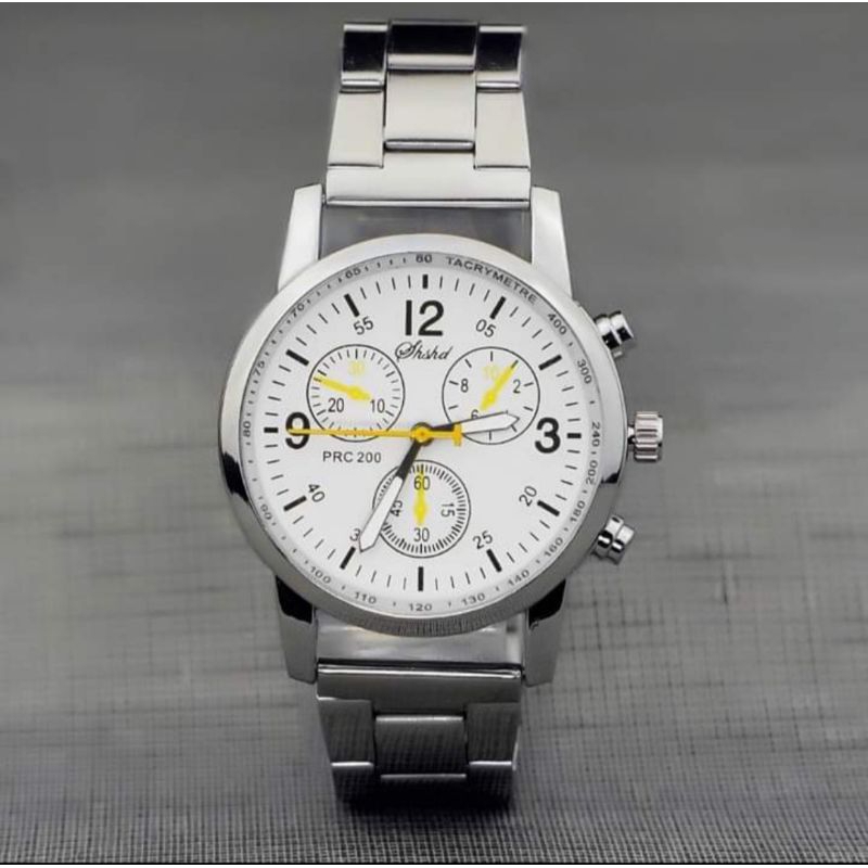 Jam Tangan Besi Pria / Wanita-Putih