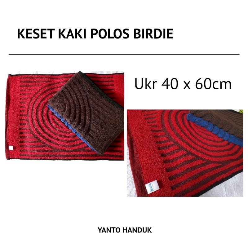 KESET KAKI HANDUK POLOS BIRDIE