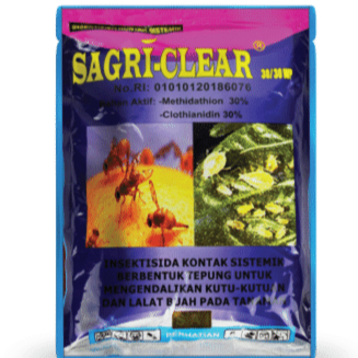INSEKTISIDA SAGRI CLEAR 30/30 WP - 100 GRAM