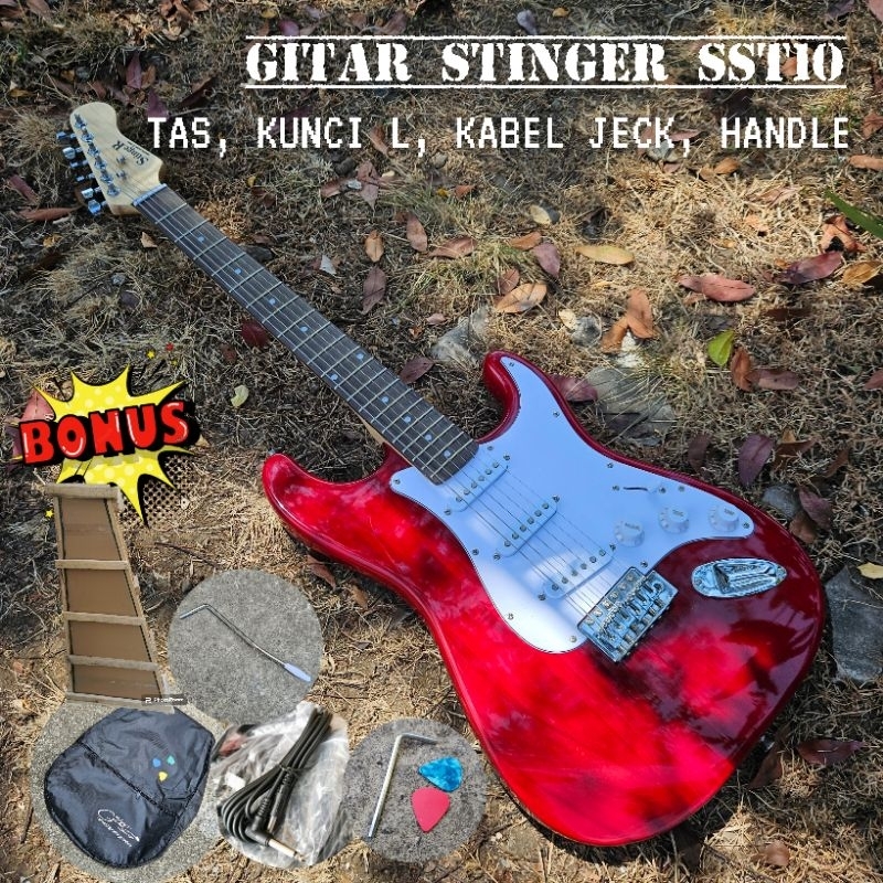 GITAR ELEKTRIK STINGER SST10 GITAR LISTRIK STINGER MURAH