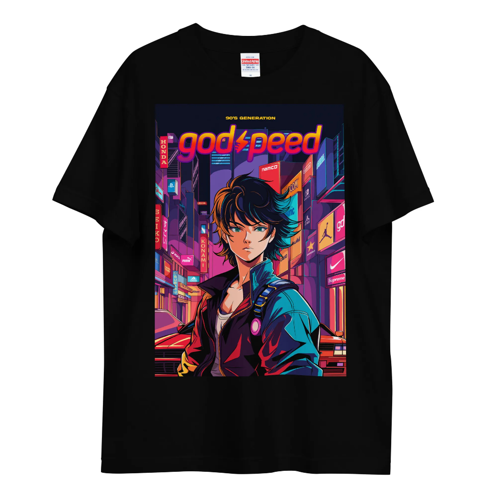 Kaos Anime 90's Generation - Godspeed Us