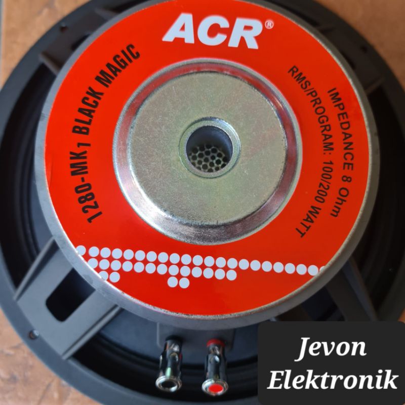 Speaker Full Range 12 inch ACR 1280 Black Magic 12in 12" 1280-MK1