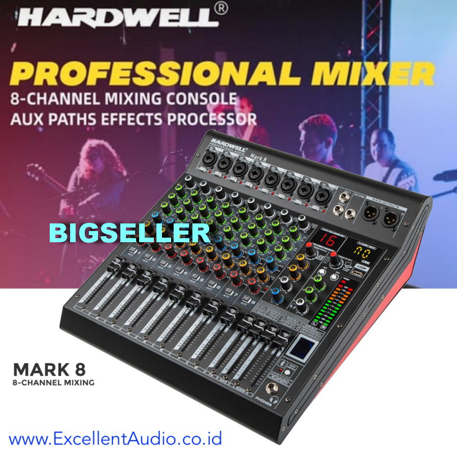 Hardwell Mark8 mark 8 mixer console 8 channel