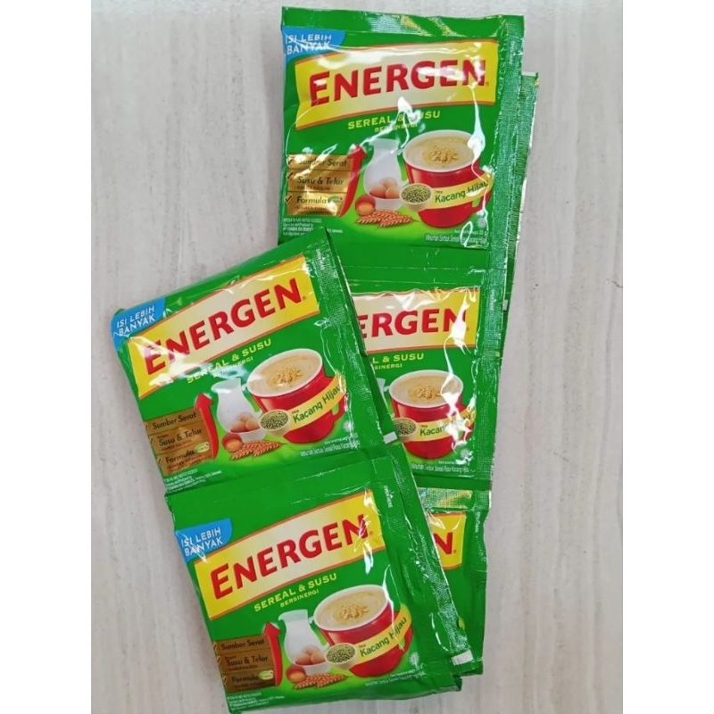 

Energen coklat/kcng hijau 10pc 1renteng