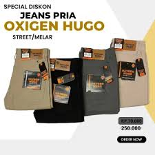 Celana Panjang Naomi Oxygen Hugo Pria