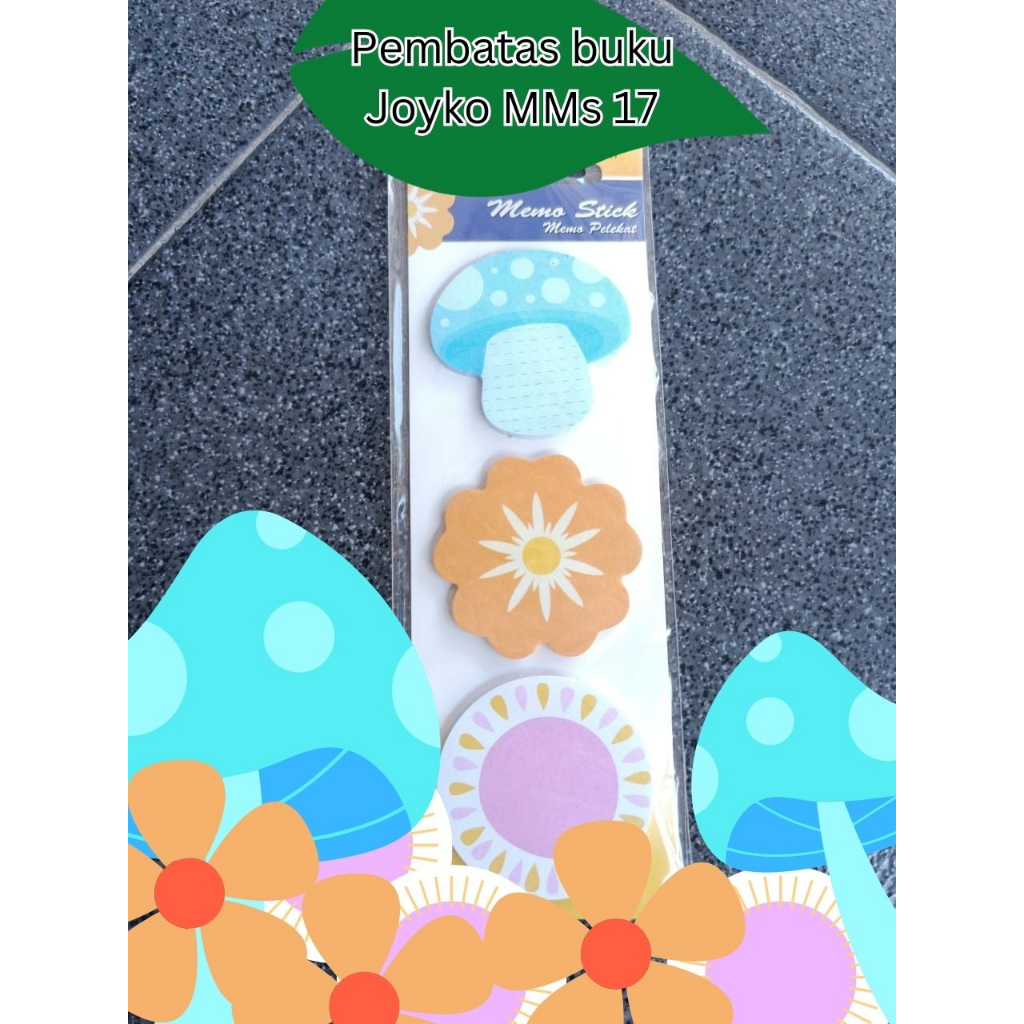 

KERTAS TEMPEL MEMO STICKY NOTE BERGAMBAR TANAMAN MEREK JOYKO MMS 17 1 PAK