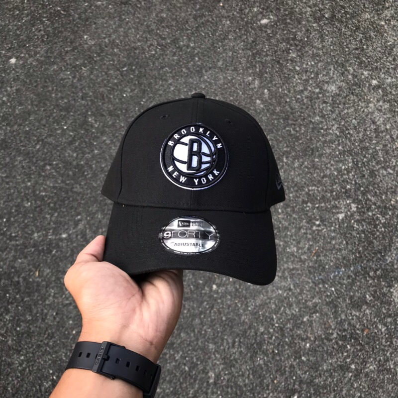 New Era 9forty Cap - Brooklyn Nets Black OTC Original 100%