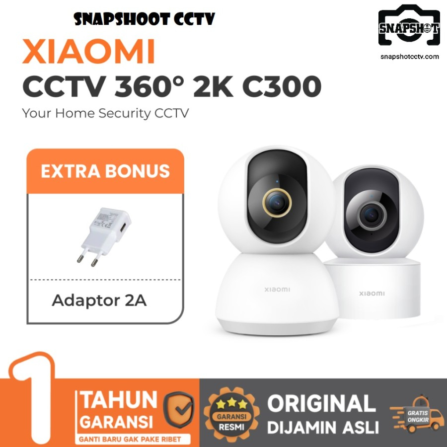 [ SNAPSHOOT CCTV ] Mi 360° Home Security Camera 2K C300 CCTV