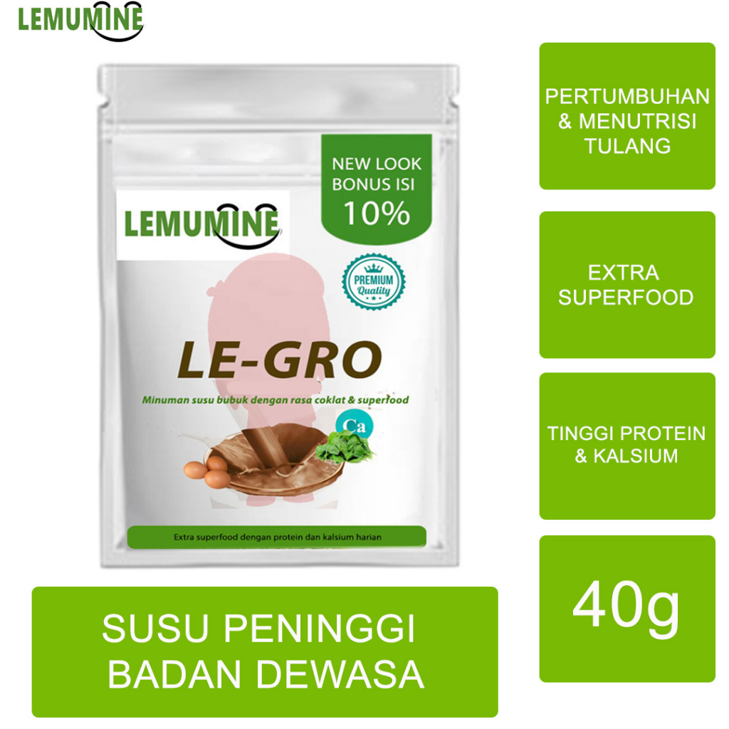 

susu peninggi badan untuk remaja usia 17 tahun keatas lemmu (40g)