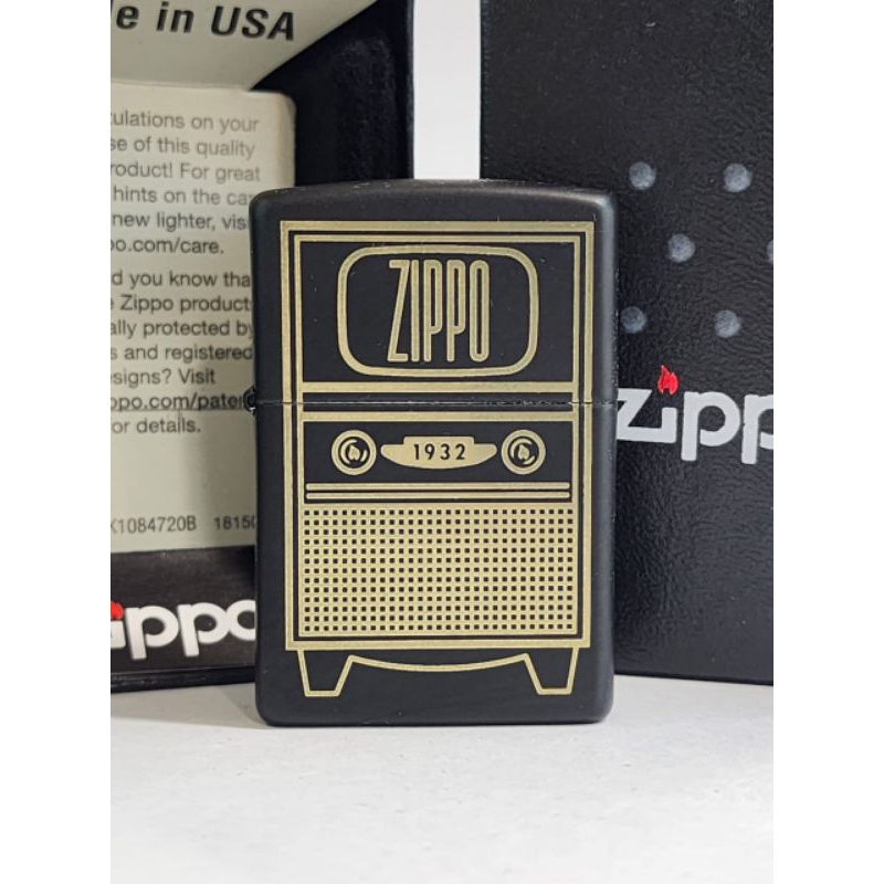 Zippo Original Vintage Tv Design 48619