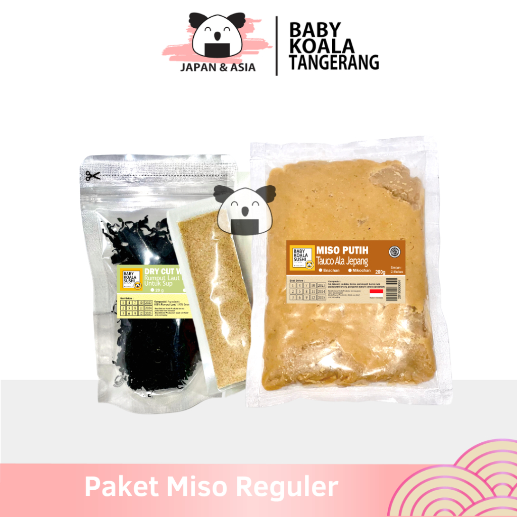 

PAKET BAHAN MISO SOUP LENGKAP 10 Porsi Halal | Miso/Dry Wakame/ Dashi///...