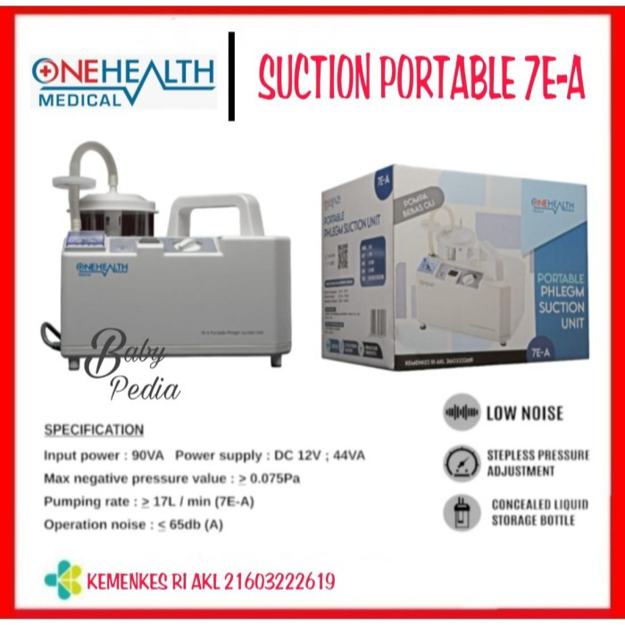 BabyPedia SUCTION PUMP Portable / Alat Penyedot Dahak dan Lendir / Sedot Dahak