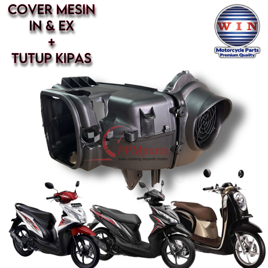 Pelindung Kipas Mesin BEAT FI 2012 "TOPI"Cover Tutup Pengaman Kipas Samping BEAT Fi 2012