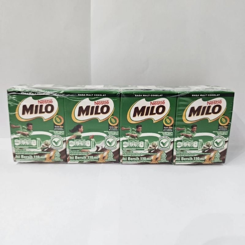 

KS - Susu Milo Kotak isi 4 x 110 ML / Susu Milo Kotak isi 4