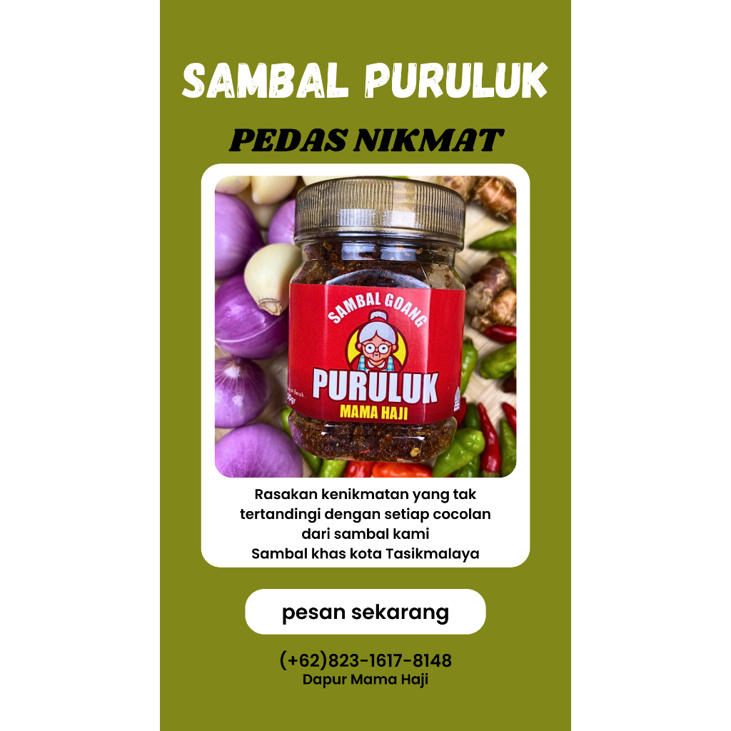 

Sambal Puruluk Khas Tasikmalaya/Sambal Pedas - Pedas Nikmat
