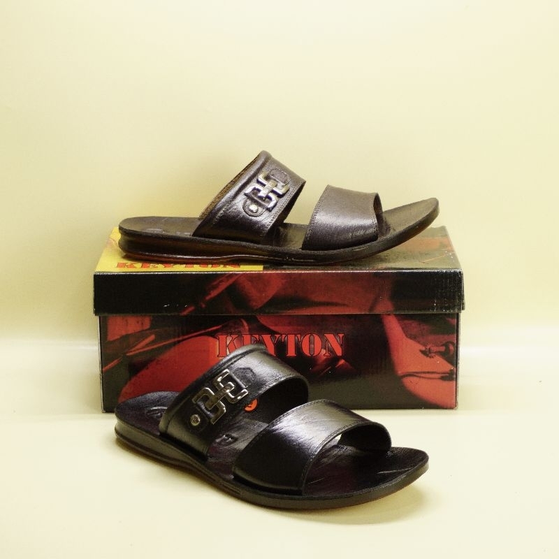 Keyton sandal pria kulit 100% original (581)