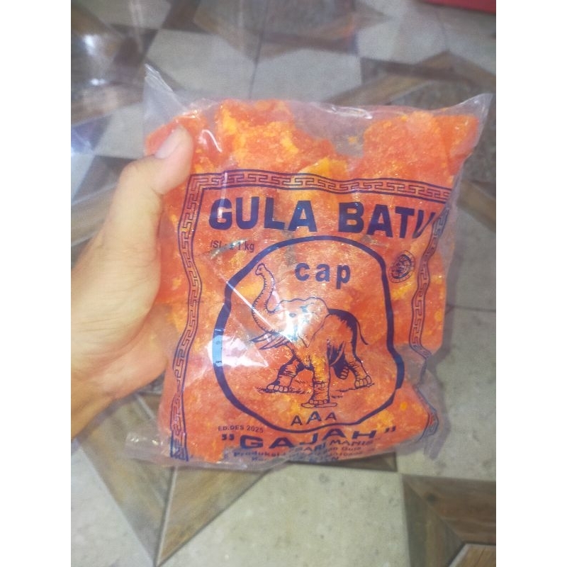 

Gula Batu Madu Merah Cap Gajah Kemasan 1 Kg
