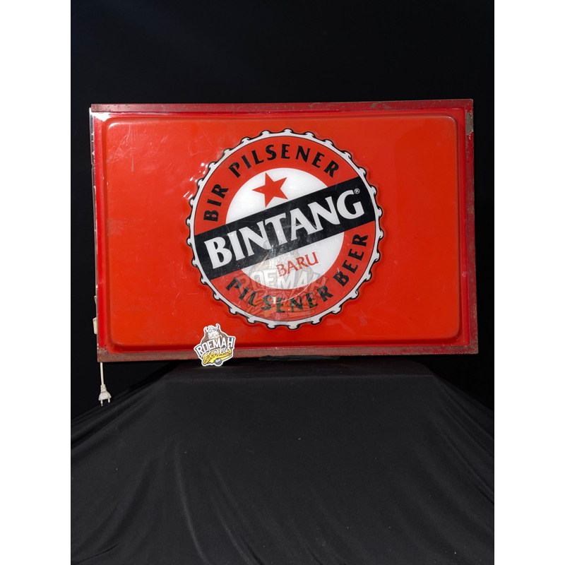 Neon Box Bintang Beer Original Classic Vintage 2nd