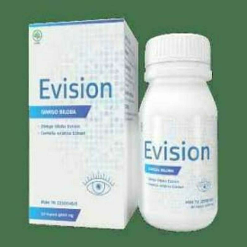 Evision Asli Obat Mata Minus Katarak Rabun Evision Original