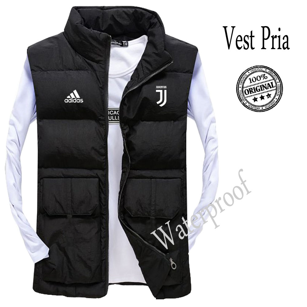 Jaket Rompi Pria Juventus/Rompi Pria Murah/Rompi Pria Outdoor/Rompi Motor Pria/Jaket Rompi Cowok/Rom