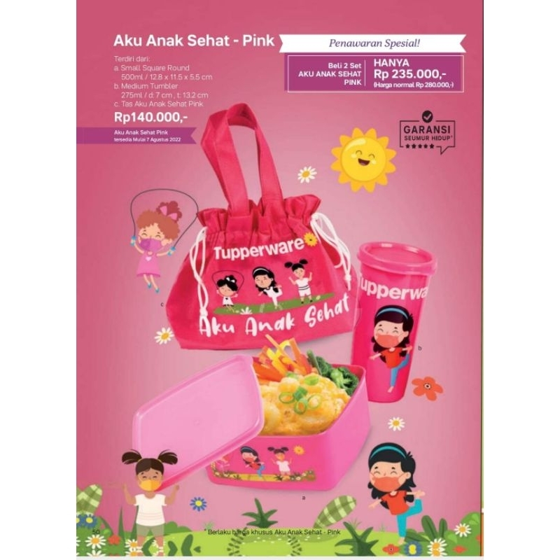 AKU ANAK SEHAT TUPPERWARE
