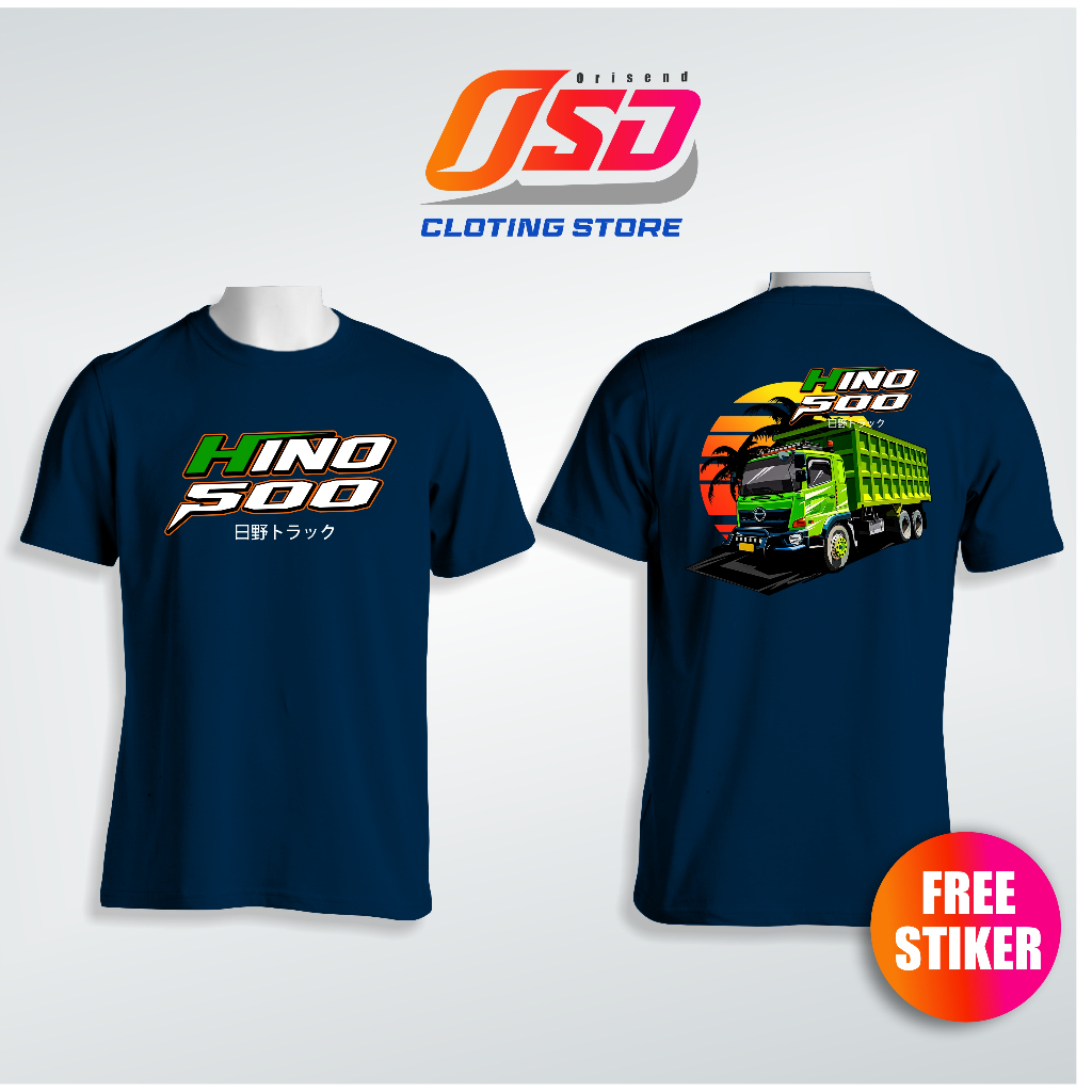 Kaos Truk Hino Dump Terbaru