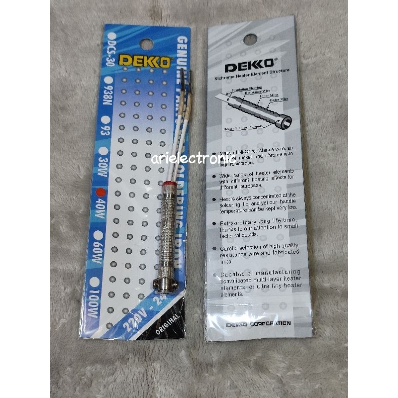 Elemen Solder 40watt Dekko