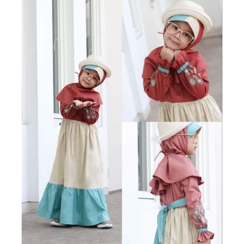 Gamis Dress Dannis Anak Perempuan Terbaru