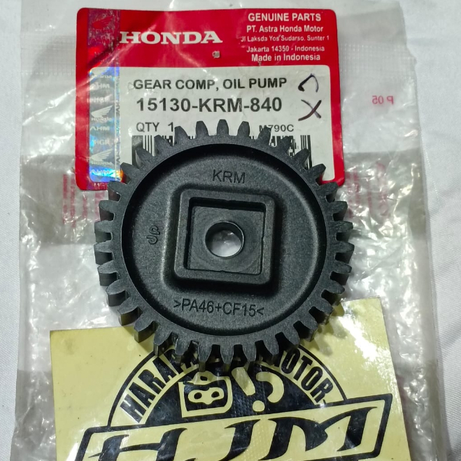 GEAR OIL PUMP GIGI POMPA OLI HONDA MEGAPRO FI CB150 VERZA CRF150L VERZA 150 15130 KRM 840