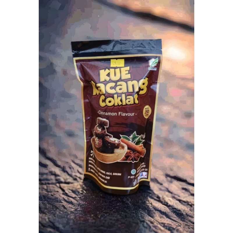 

kue kacang coklat
