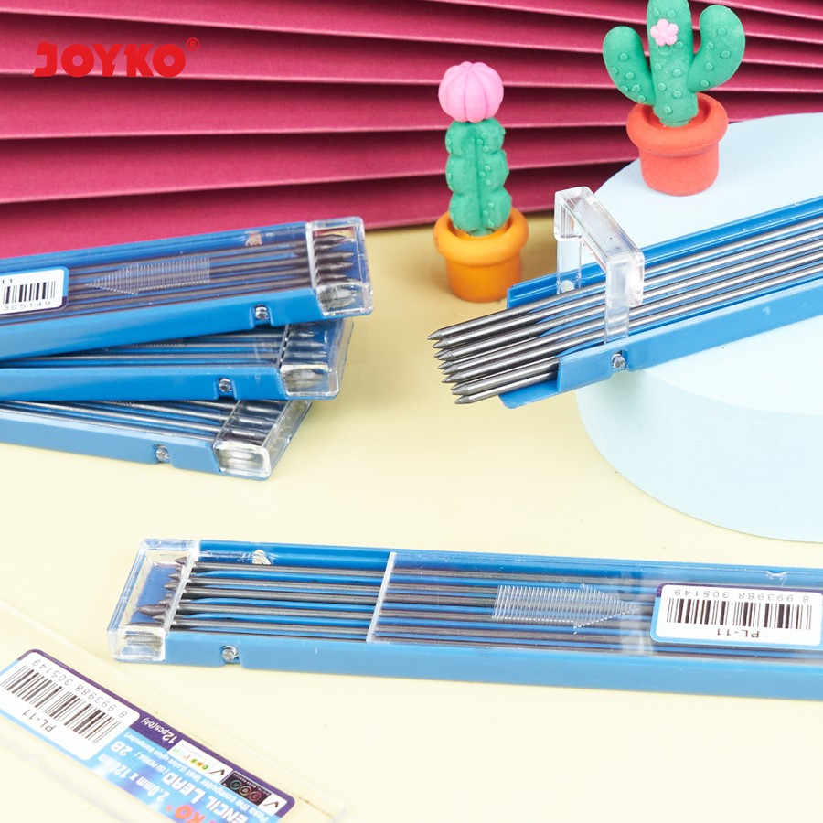 

JOYKO Isi Pensil 2B 2.0 Besar Refill Mekanik PL-11 2mm Lead Pencil Mechanical Tebal Halus Kuat Isian Alat Tulis Menulis Tube 12 Pcs Leads Perlengkapan Sekolah ATK Mechanic Gede Lulus Ujian Komputer Murah Termurah Ulang Stationery Surga Art Motor Malang