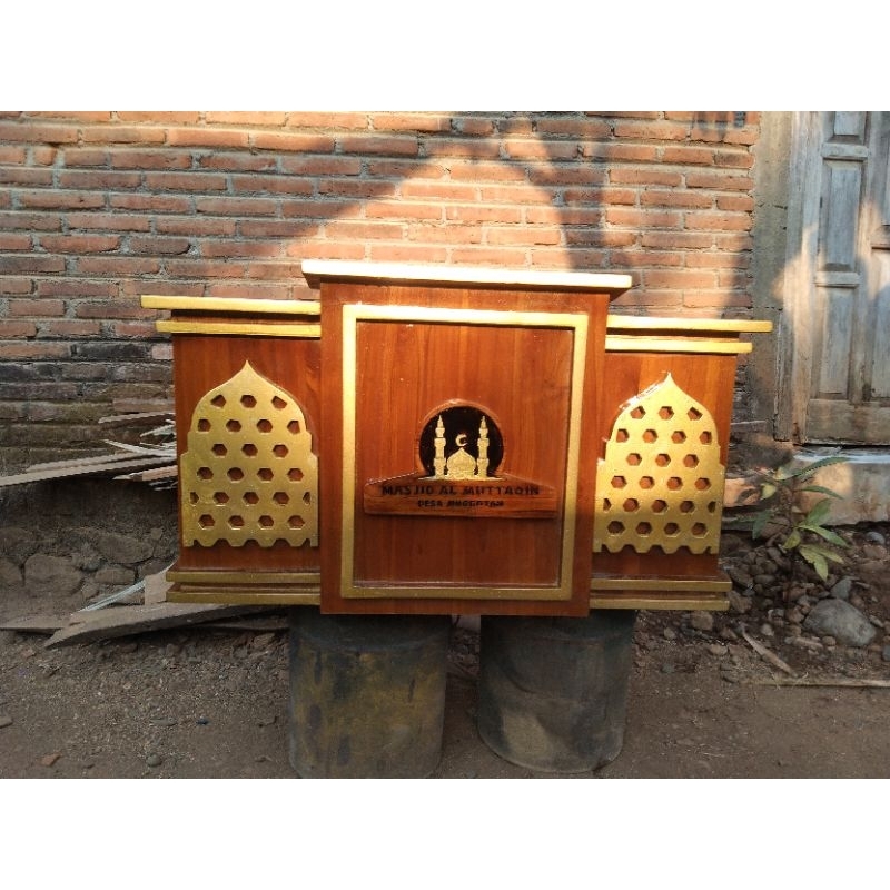 READY STOK MEJA NGAJI KAYU JATI SUPER KUALITAS PREMIUM PANJANG 90X50 T45