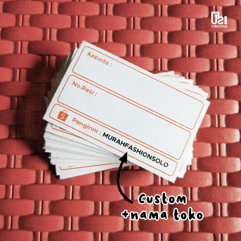 

(Satuan) Sticker Label Pengiriman Shopee 1 buah