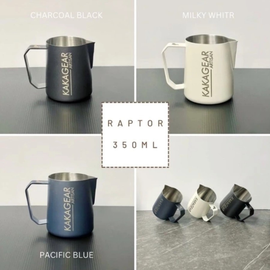 KakaGear Jug Raptor 350 ml Kakagear MilkJug lancip - Latte Art Lancip - alat kop murah