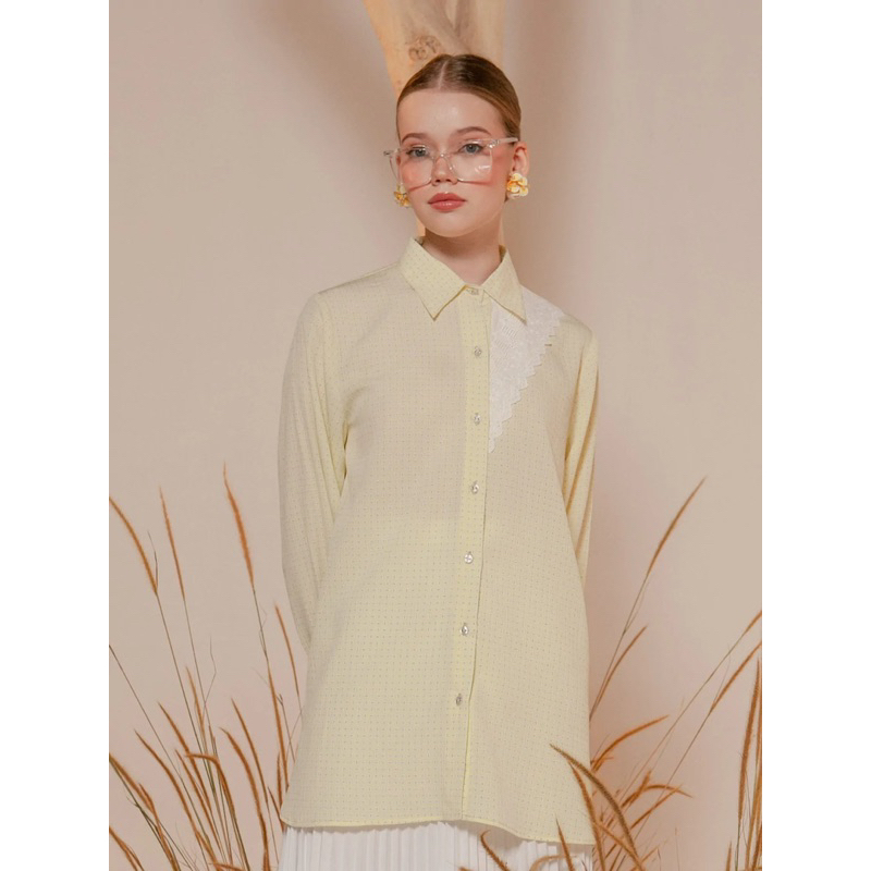 Anya Top yellow Aleza Label