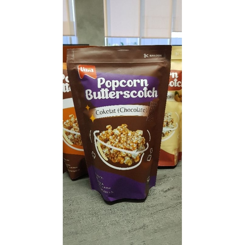 

(BEST SELLER!) POPCORN BUTTERSCOTCH RASA COKLAT ISI 185 GR