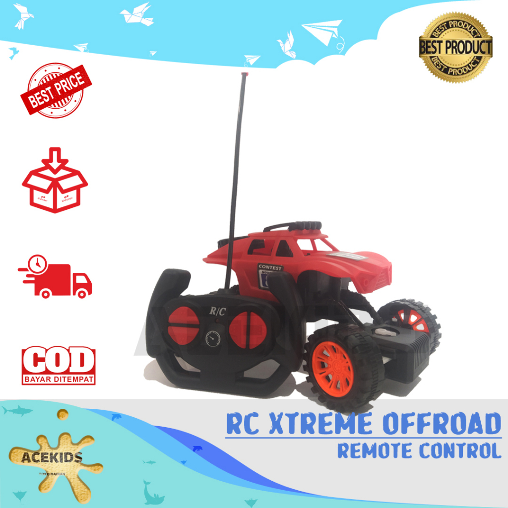 (COD) Mobil Remot RC Offroad XTREME Remote Control Climbing Car - H387