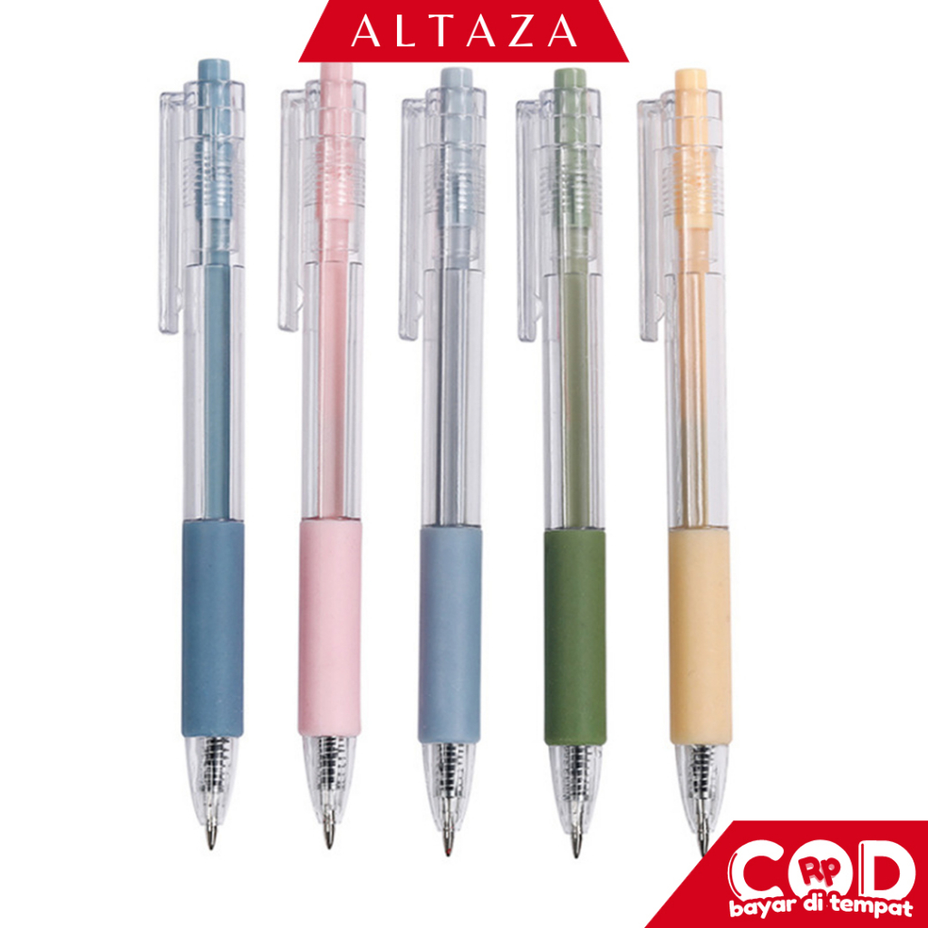 

ALTAZA COD Pulpen Gel 0.5mm Bolpen Pena Pen Alat Tulis Gel Tebal 0.5 MM Pena Cair MURAH P15